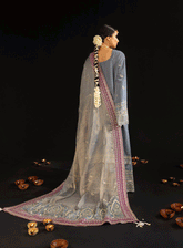 Maya by Nureh Embroidered Velvet Unstitched 3 Piece Suit - NU23MV 102 MAHAL
